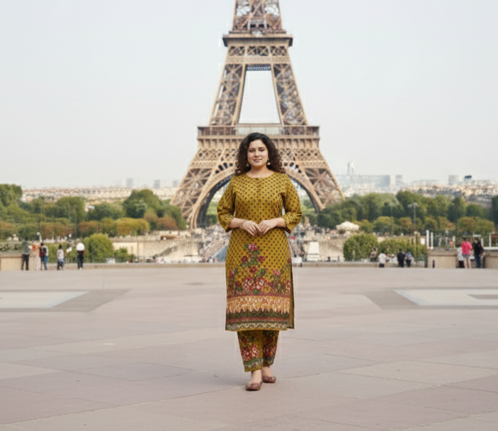 Stiched Printed Linen (LARGE SIZE) 2-Pieces