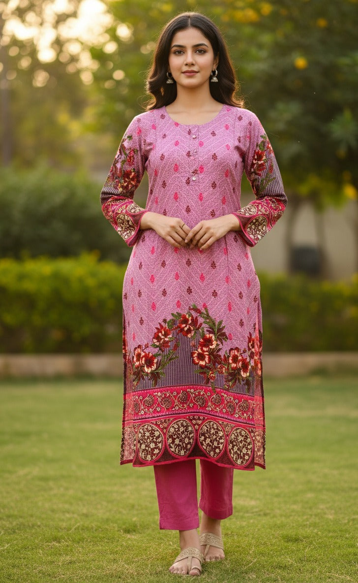 Stitched Classic Linen 2-Piece Outfit (88)