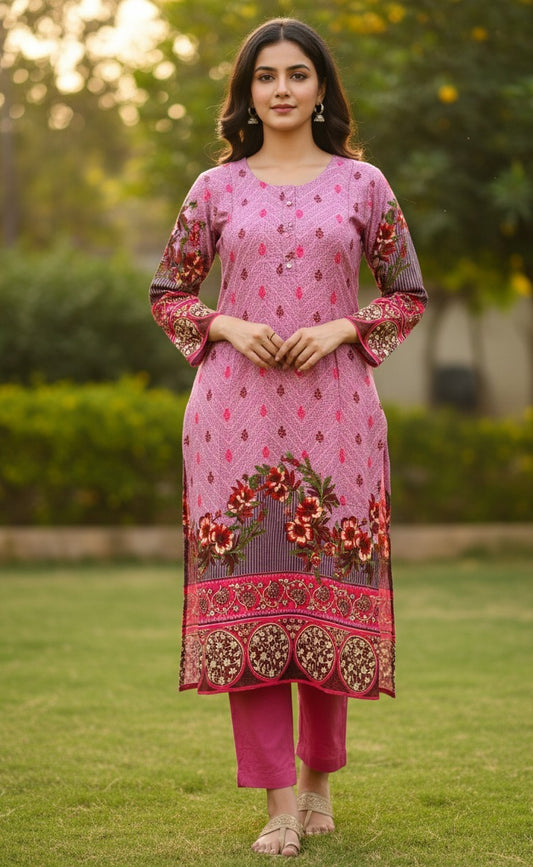 Stitched Classic Linen 2-Piece Outfit (88)