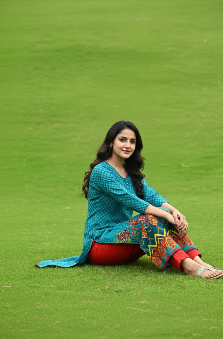 Stitched Classic Linen 2-Piece Outfit (55)