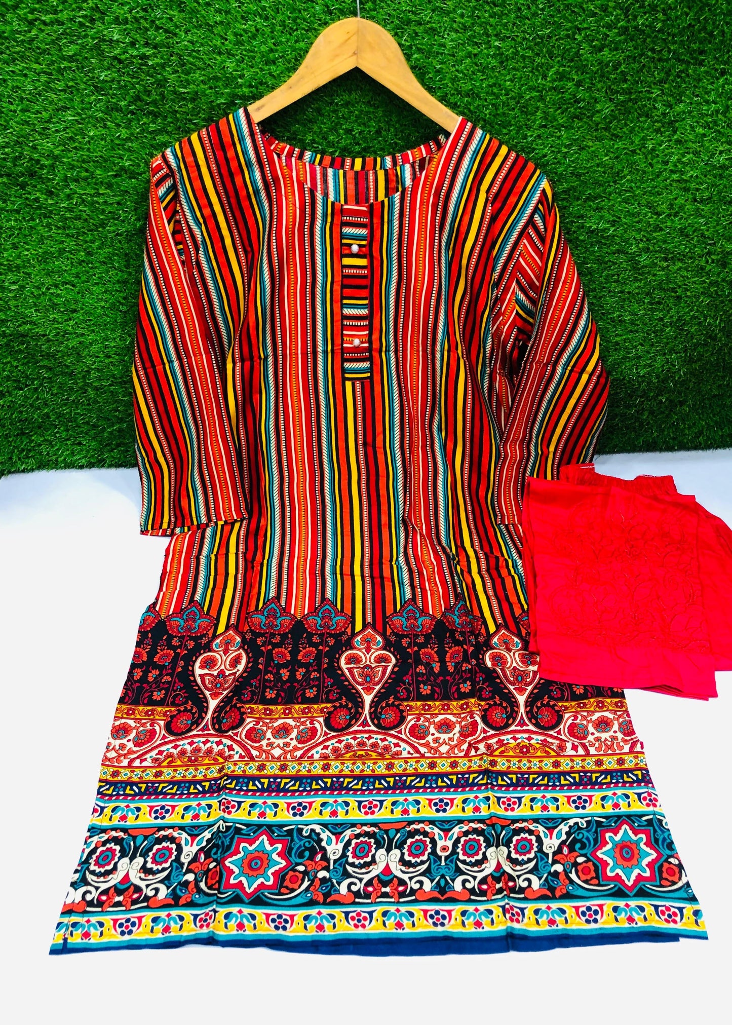 Stitched Classic Linen 2-Piece Outfit (14)