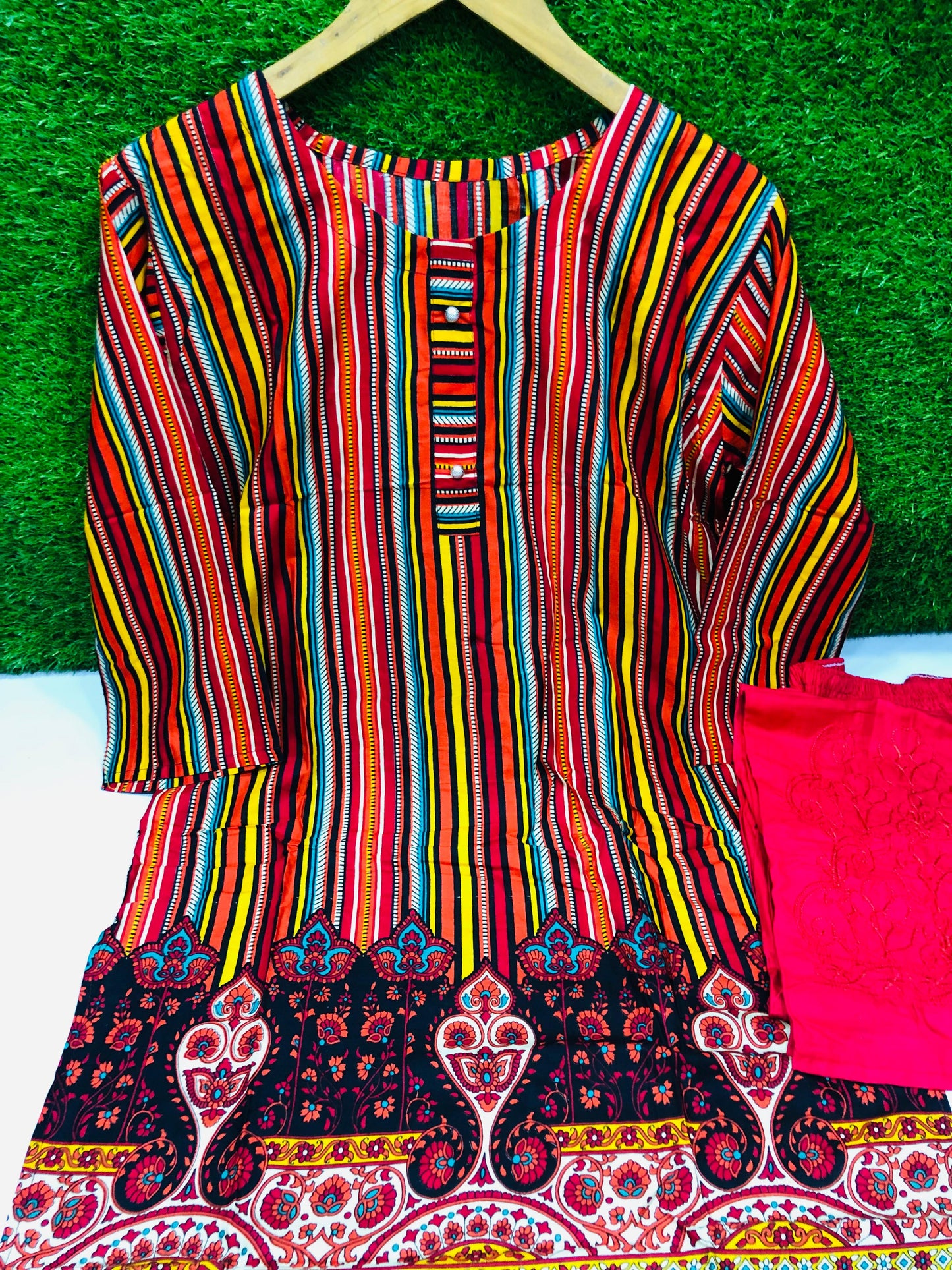 Stitched Classic Linen 2-Piece Outfit (14)