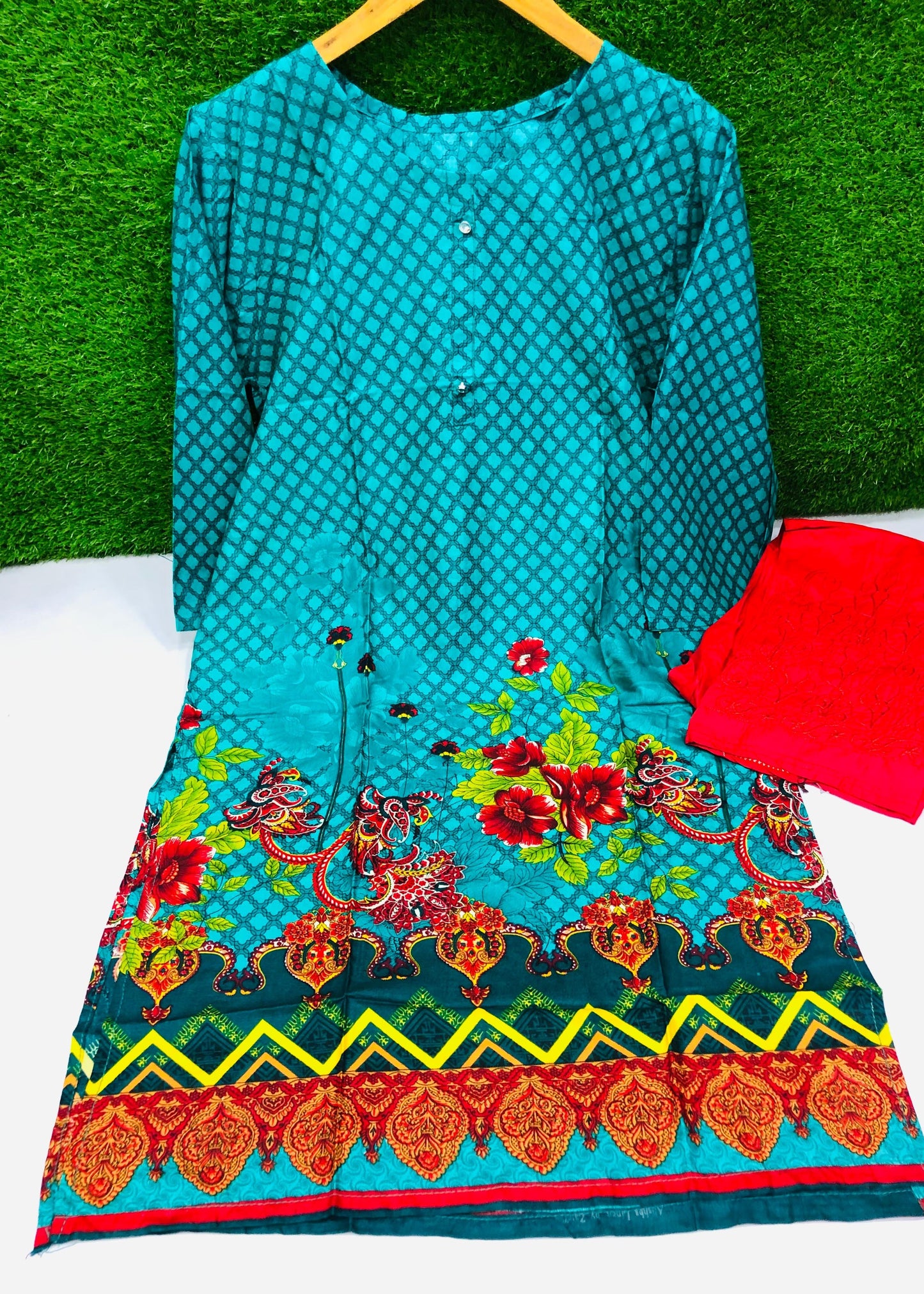 Stitched Classic Linen 2-Piece Outfit (55)