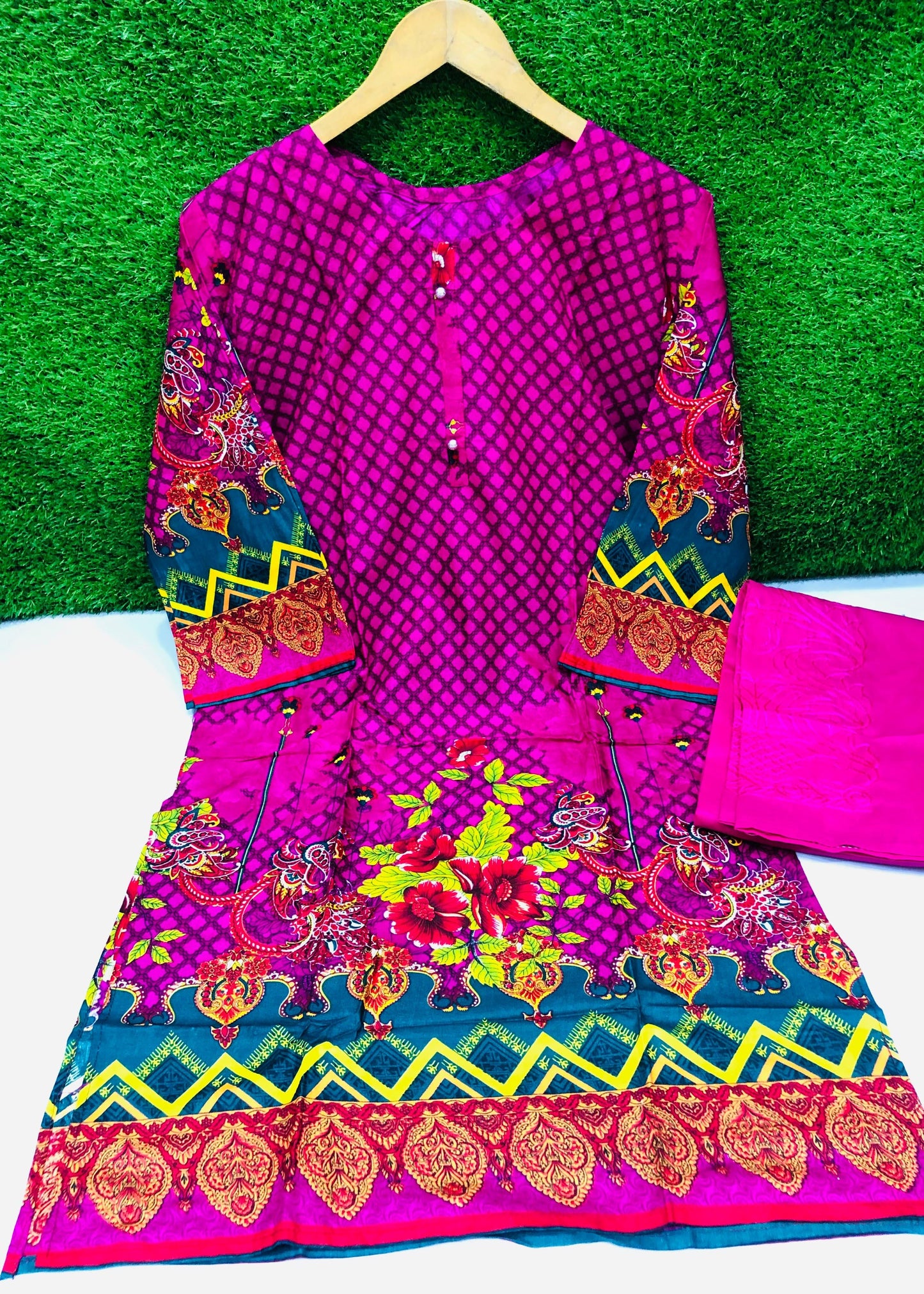 Stitched Classic Linen 2-Piece Outfit (28)