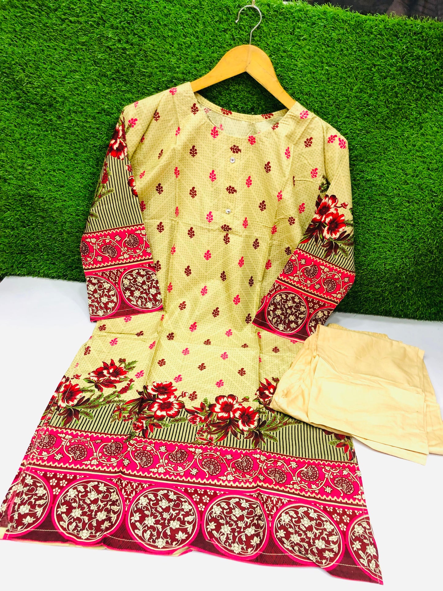 Stitched Classic Linen 2-Piece Outfit (22)