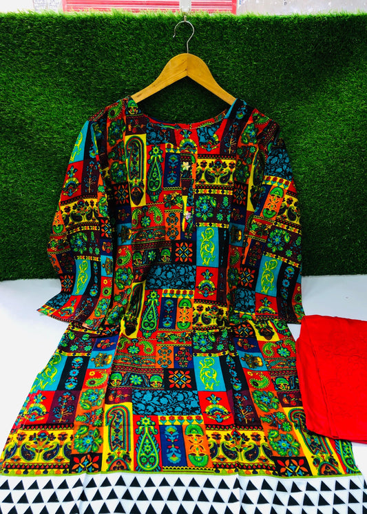 Stitched Classic Linen 2-Piece Outfit (12)