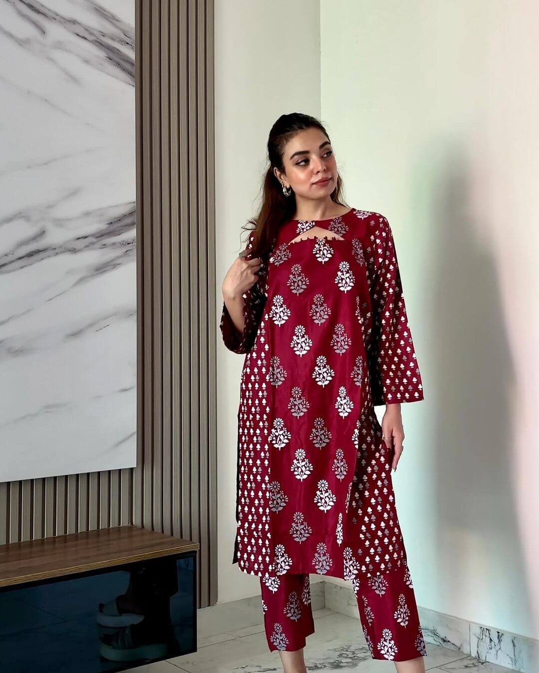 Bangali Design: Timeless Steam Printed Ensemble