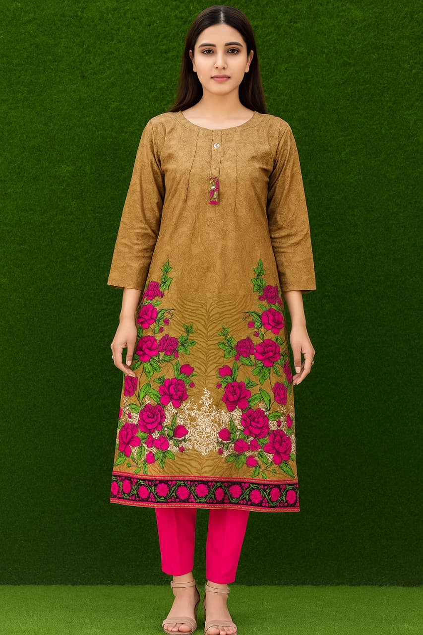 Stitched Classic Linen 2-Piece Outfit (9)