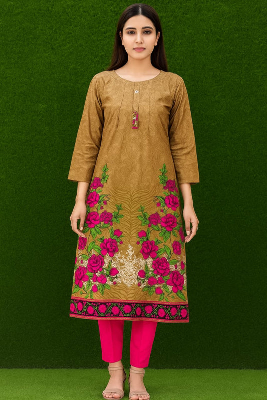 Stitched Classic Linen 2-Piece Outfit (9)