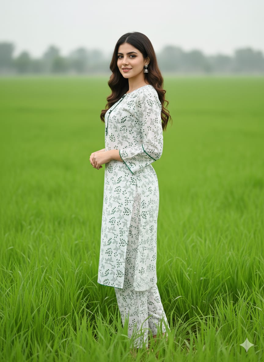 Ever Green SUMMER LINEN 2 PIECE (Bail) (101)